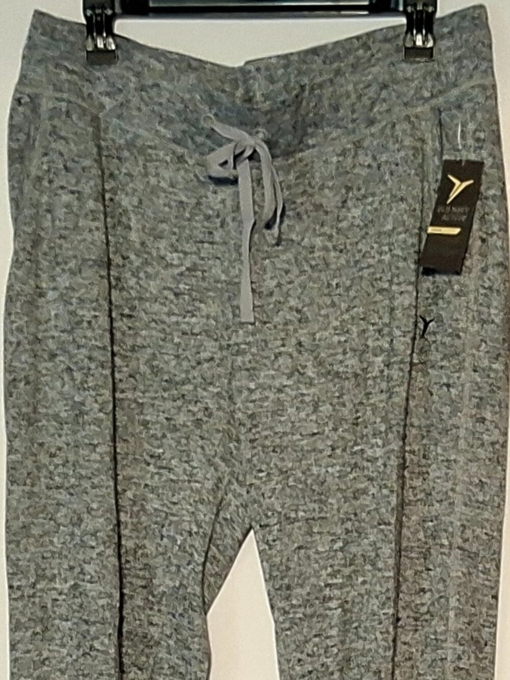 Old Navy Active Go-Dry Mid-Rise Slim Heather Gray Sweatpants